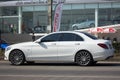 Luxury car White Mercedes Benz C350E