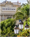 Hotel Hermitage near Casino Monte Carlo, Monaco Royalty Free Stock Photo