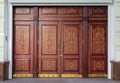 Luxury carved door in oriental style