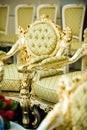 Luxury chairs in reception room Royalty Free Stock Photo