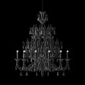 Luxury chandelier Royalty Free Stock Photo