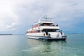 Luxury charter boat near Krabi Thailand.