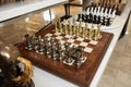 Luxury chess board decoration