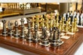 Luxury chess board decoration