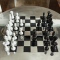 Luxury chess board decoration