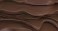 Luxury chocolate background with abstract shapes. The current melted chocolate. Abstract melting wall of brown colorte background. Royalty Free Stock Photo