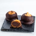 luxury chocolate dried figs in chocolate natural sweets