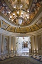 Luxury classic colonnade corridor