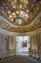 Luxury classic colonnade corridor Royalty Free Stock Photo