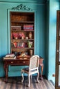 Classic Interior of home library Royalty Free Stock Photo