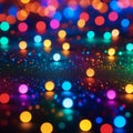 Luxury colorful bokeh background. Abstract lights blur bokeh background Royalty Free Stock Photo