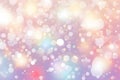 Luxury colorful bokeh background. Abstract lights blur bokeh background. Neural network AI generated