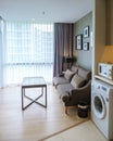 Luxury condo appartment in Pattaya Thailand, indoor living room of a apartment