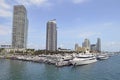 Luxury Condo Towers Overlooking the Miami Beach Marina