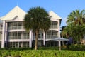 Luxury condominium located on the Seven Miles Beach at Grand Cayman Royalty Free Stock Photo