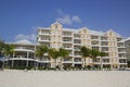 Luxury condominium located on the Seven Miles Beach at Grand Cayman Royalty Free Stock Photo