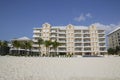 Luxury condominium located on the Seven Miles Beach at Grand Cayman Royalty Free Stock Photo