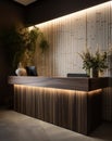 Luxury and contemporary lobby area interior design