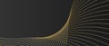Luxury creative gold dynamic diagonal line pattern