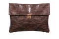 Luxury crocodile leather handbag