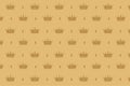 Luxury crown pattern premium background