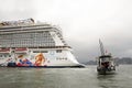 Luxury cruise liner,Genting dream cruises of Hongkong