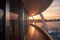 Luxury cruise ship interior. Royalty Free Stock Photo