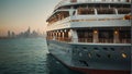 Luxury cruise ship sea vacation adventure Royalty Free Stock Photo