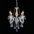 Luxury crystal chandelier ceiling light Royalty Free Stock Photo