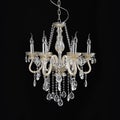 Luxury crystal chandelier ceiling lighting Royalty Free Stock Photo