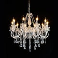 Luxury crystal chandelier ceiling lighting Royalty Free Stock Photo