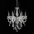 Luxury crystal chandelier ceiling lighting Royalty Free Stock Photo