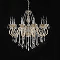 Luxury crystal chandelier ceiling lighting Royalty Free Stock Photo