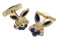 Luxury cuff links Royalty Free Stock Photo