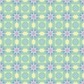 Abstract Geometric Seamless Colorful Background Pattern Texture.Ornamental Vector Illustration.Geometric Flower Pattern Royalty Free Stock Photo
