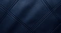 Luxury deep blue leather diamond pattern surface Royalty Free Stock Photo