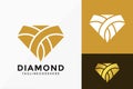 Luxury Diamond Gems Logo Vector Design. Abstract emblem, designs concept, logos, logotype element for template