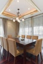 Luxury dining room Royalty Free Stock Photo