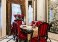 Luxury dining room Royalty Free Stock Photo