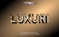 Luxury editable text effect