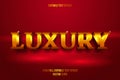 Luxury editable text effect luxury style