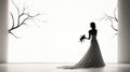 luxury elegance wedding minimalistic background