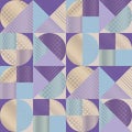 Luxury, elegant color geometry seamless pattern Royalty Free Stock Photo