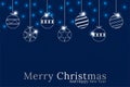 Luxury Elegant Merry Christmas and happy new year Poster