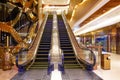 Luxury  elevator in modern commercial building  hotel hall Royalty Free Stock Photo