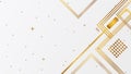 luxury event graphic background, trendy template, golden geometric element poster