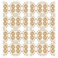 Luxury exotic mandalas gold on white. Luxury mandalas Royalty Free Stock Photo