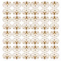 Luxury exotic VINT. Mandalas ethnic GOLD WHITE Royalty Free Stock Photo