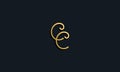 Luxury fashion initial letter CC logo