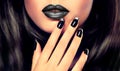 Luxury fashion style, manicure, cosmetics and makeup .